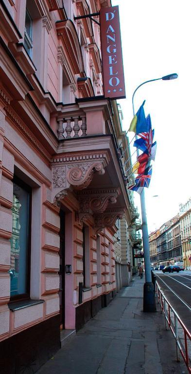 D'Angelo Hotell Prag Exteriör bild
